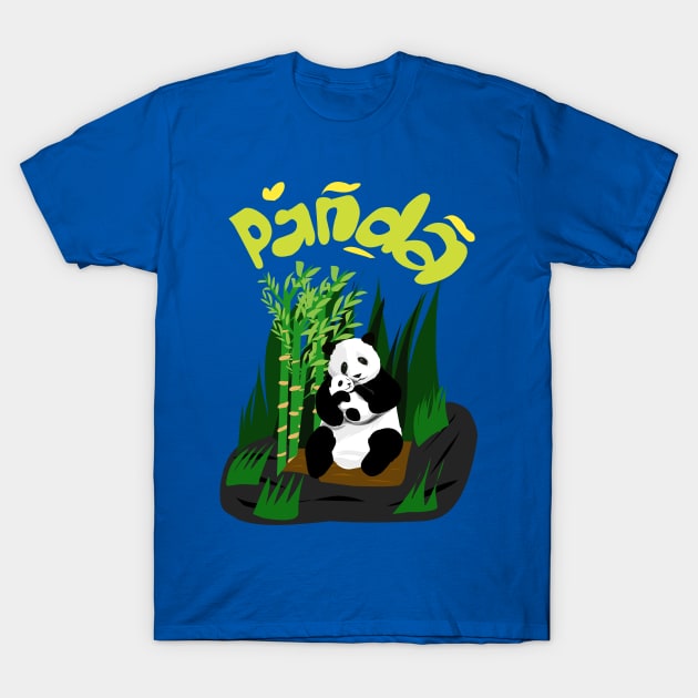 Little panda and mom s T-Shirt by Fadmel